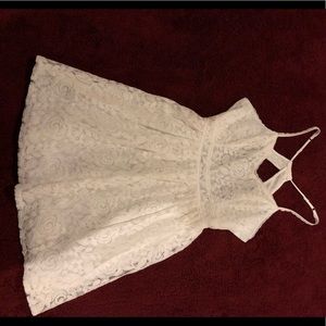 White lace dress